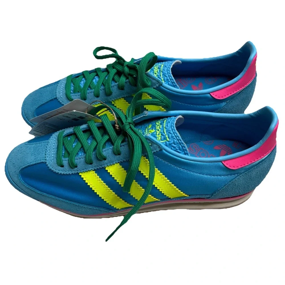 NEW Adidas Women's SL 72 OG W Sky Rush Yellow Sneakers 8 - Picture 6 of 10